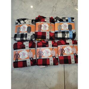 Member's Mark Bulk Lot Boy's Girl's 12 Flannel Shirts Small
